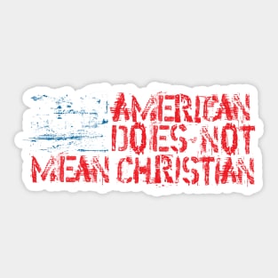 America Redefined by Tai's Tees Sticker